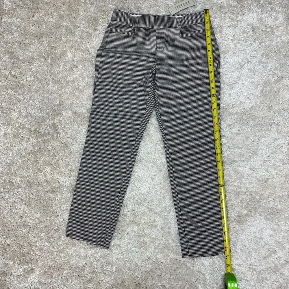 Banana Republic pants, brown and white pattern, petite XXS, brand new with tags - Picture 4 of 5